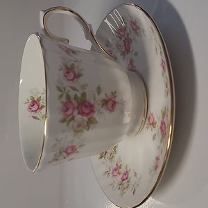 Duchess bone China England  june Bouquet teacup and saucer
